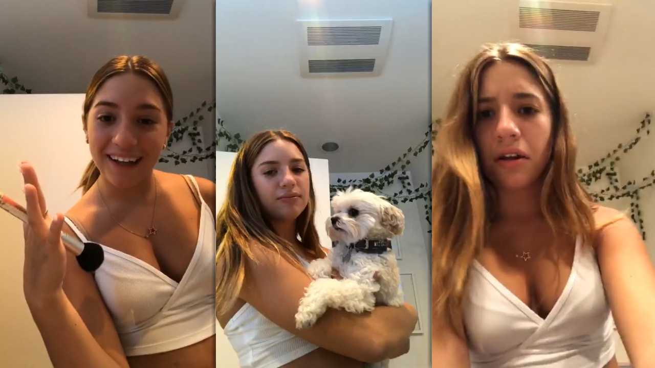 Mackenzie Ziegler's Instagram Live Stream from Septembert 3rd 2019.