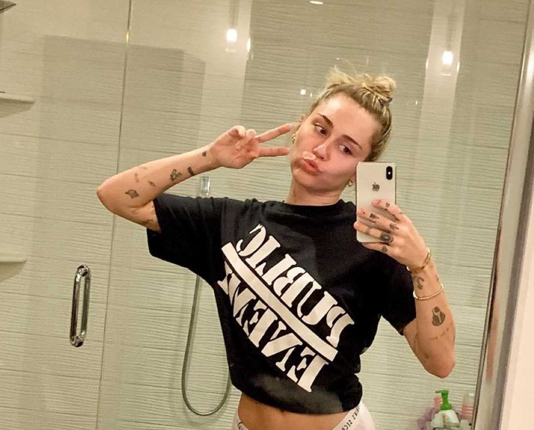 Miley Cyrus Instagram Live Stream from October 20th 2019.