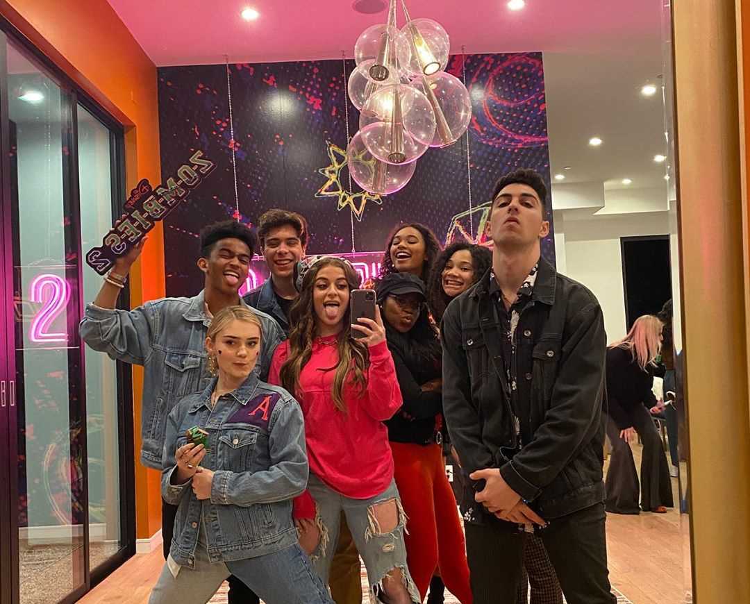 Baby Ariel's Instagram Live Stream with ZOMBIES2 Cast from February 14th 2020.