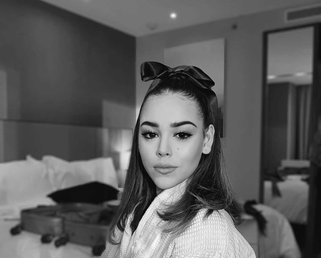 Danna Paola's Instagram Live Stream from February 16th 2020.