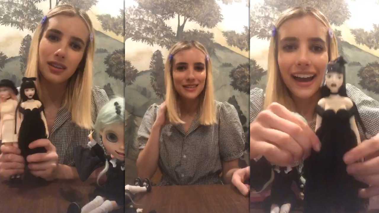 Emma Roberts Instagram Live Stream 27 February 2020 Ig Live S Tv