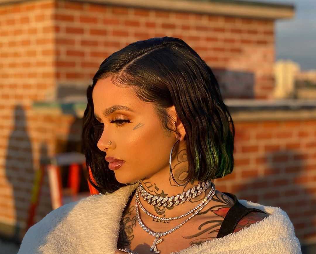 5. Kehlani's Half Blonde Hair Evolution: From Natural to Bold - wide 8