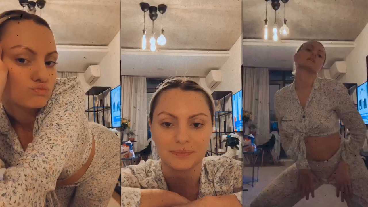 Alexandra Stan's Instagram Live Stream from March 10th 2020.