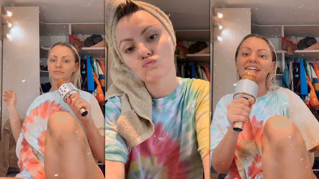 Alexandra Stan's Instagram Live Stream from March 22th 2020.