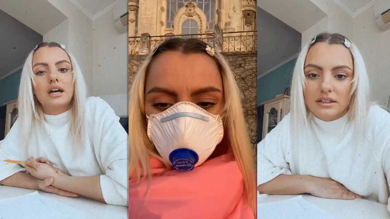 Alexandra Stan's Instagram Live Stream from March 29th 2020.