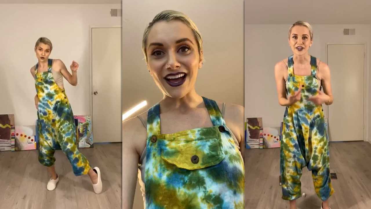Alyson Stoner's Instagram Live Stream from March 24th 2020.