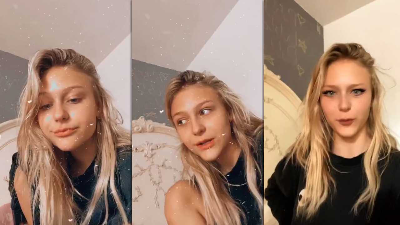 Alyvia Alyn Lind's Instagram Live Stream from March 25th 2020.