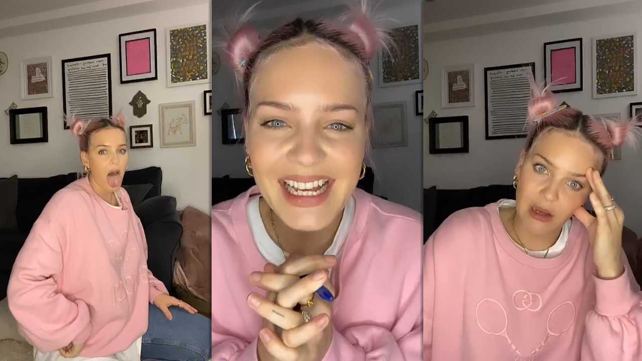 Anne-Marie's Instagram Live Stream from March 25th 2020.