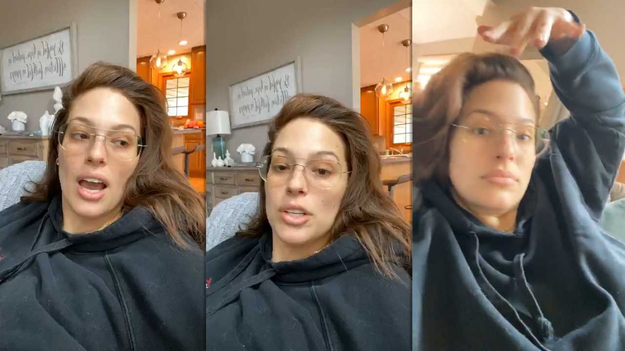 Ashley Graham's Instagram Live Stream from March 18th 2020.