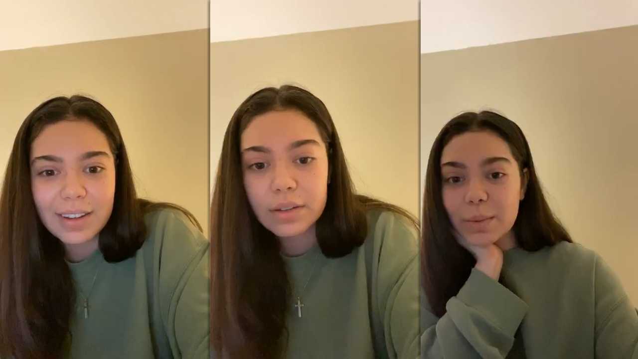 Auli'i Cravalho's Instagram Live Stream from March 23th 2020.