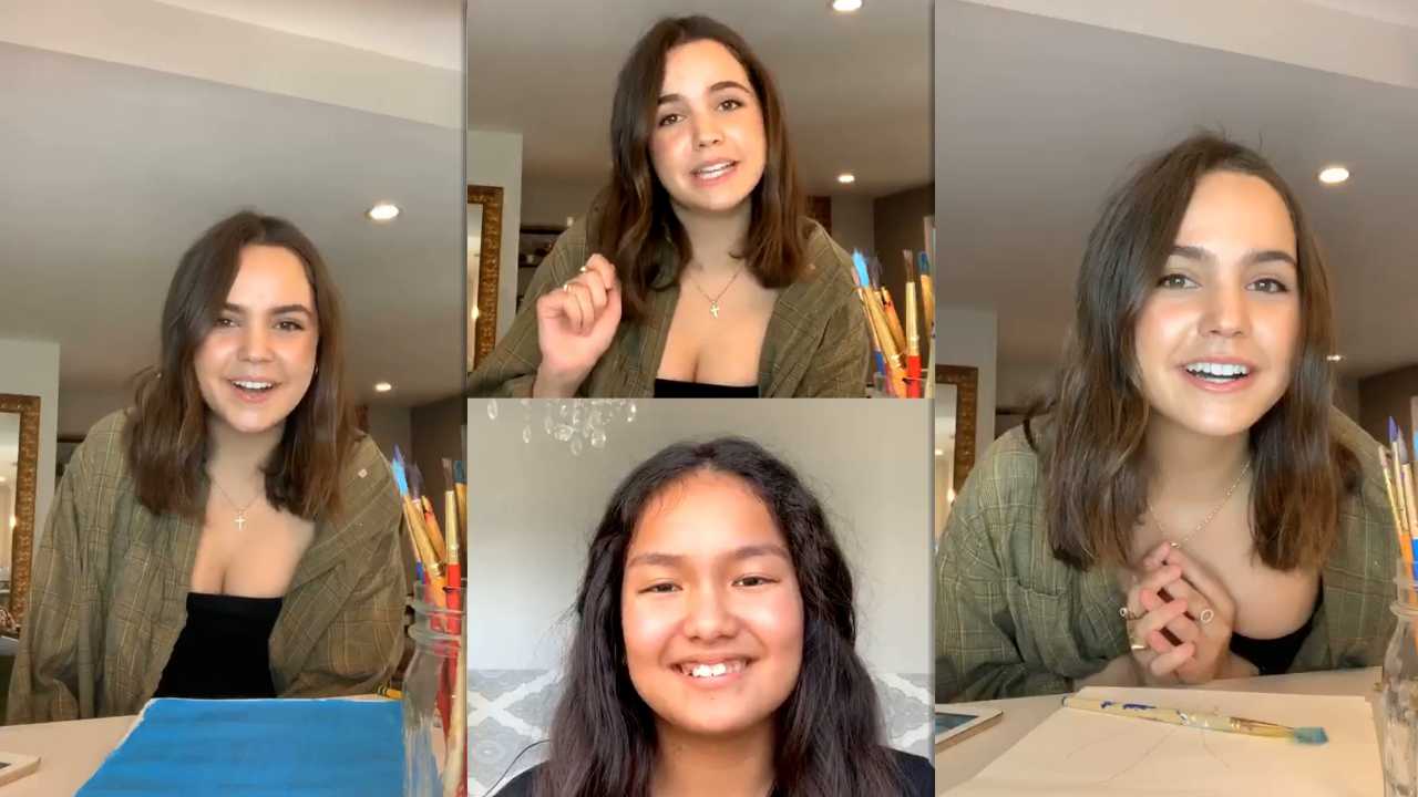 Bailee Madison's Instagram Live Stream from March 29th 2020.
