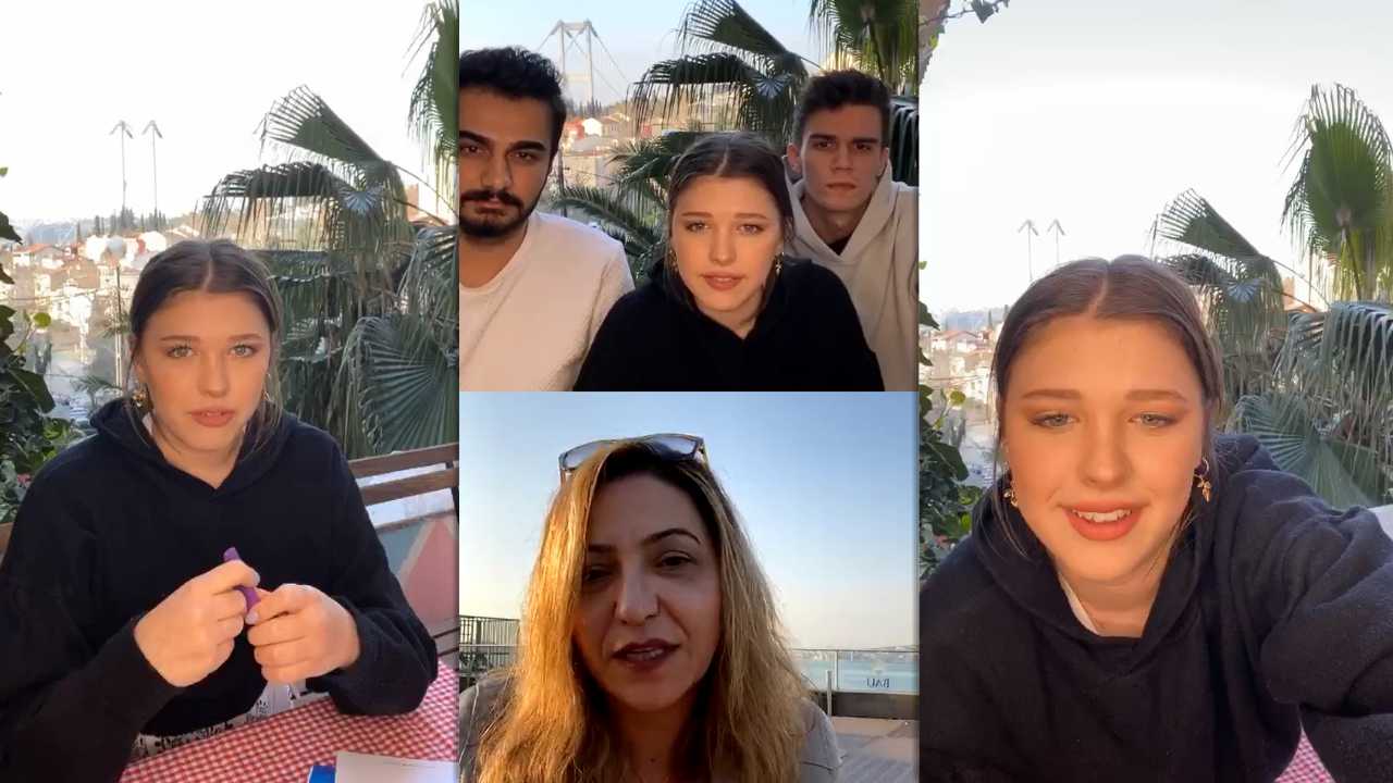 Bilge Su Işık's Instagram Live Stream from March 30th 2020.