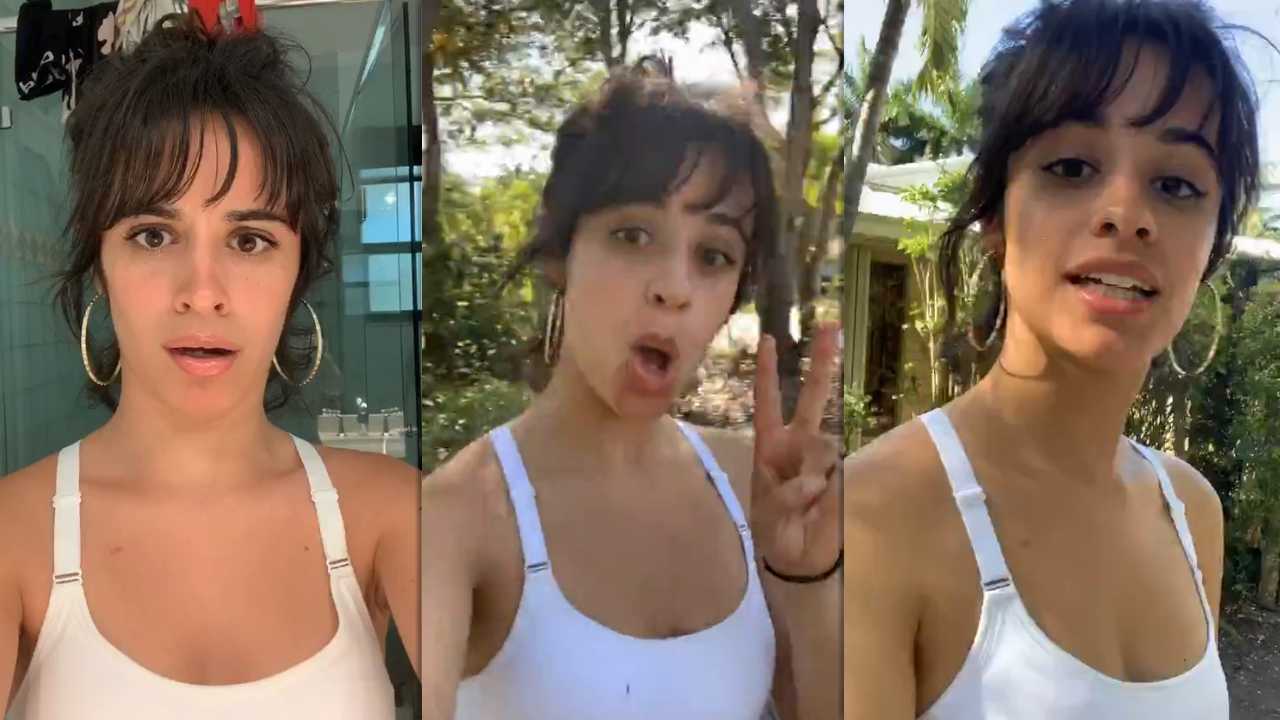 Camila Cabello's Instagram Live Stream from March 30th 2020.