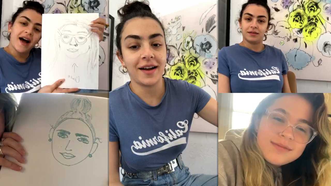 Charli XCX's Instagram Live Stream from March 22th 2020.
