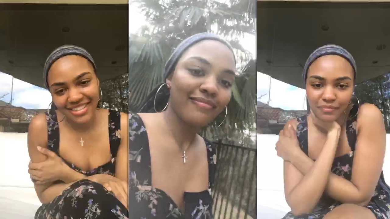 China Anne McClain's Instagram Live Stream from March 21th 2020.