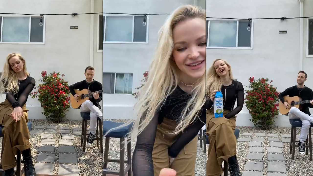 Dove Cameron's Instagram Live Stream from March 29th 2020.