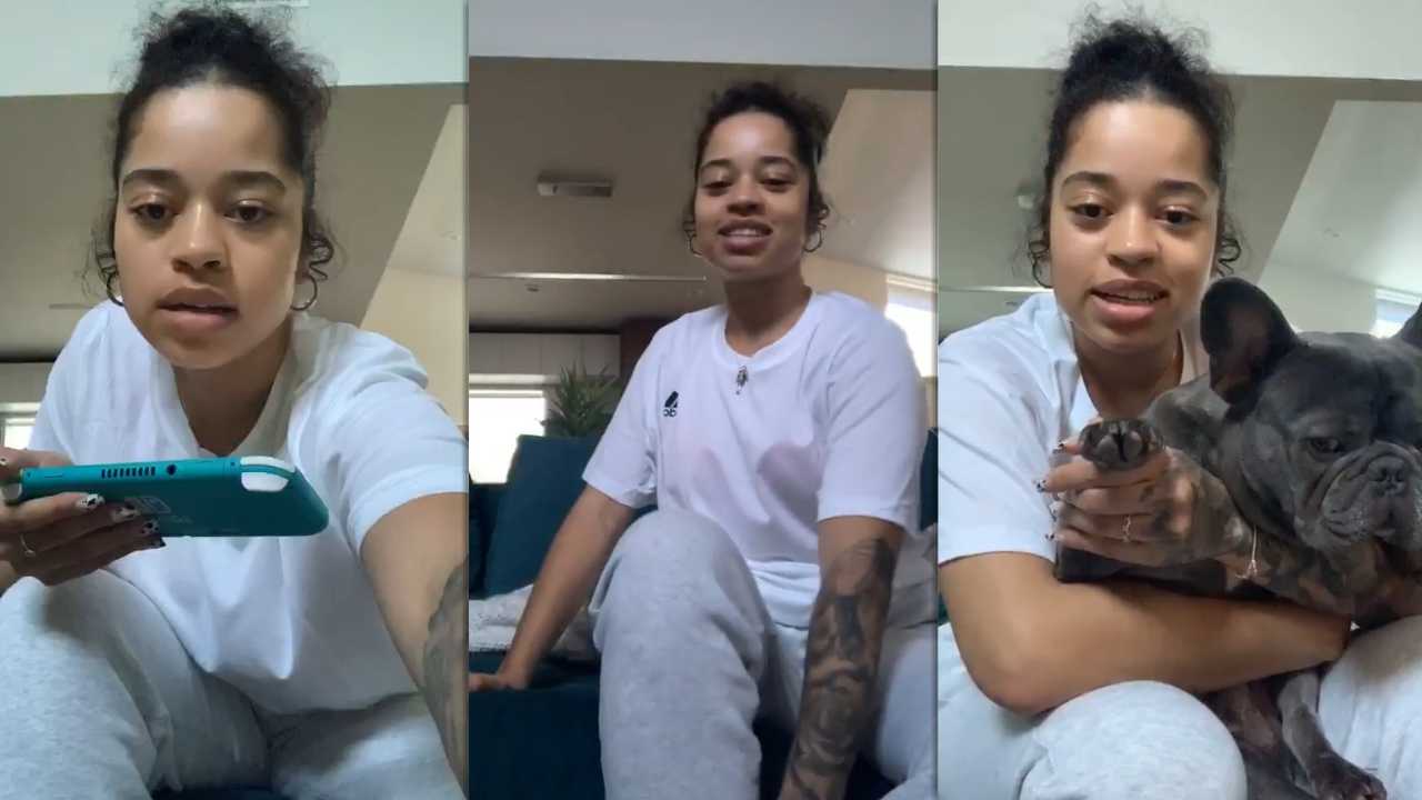 Ella Mai's Instagram Live Stream from March 18th 2020.