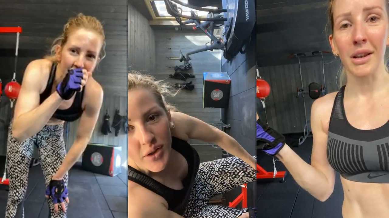 Ellie Goulding's Instagram Live Stream from March 23th 2020.