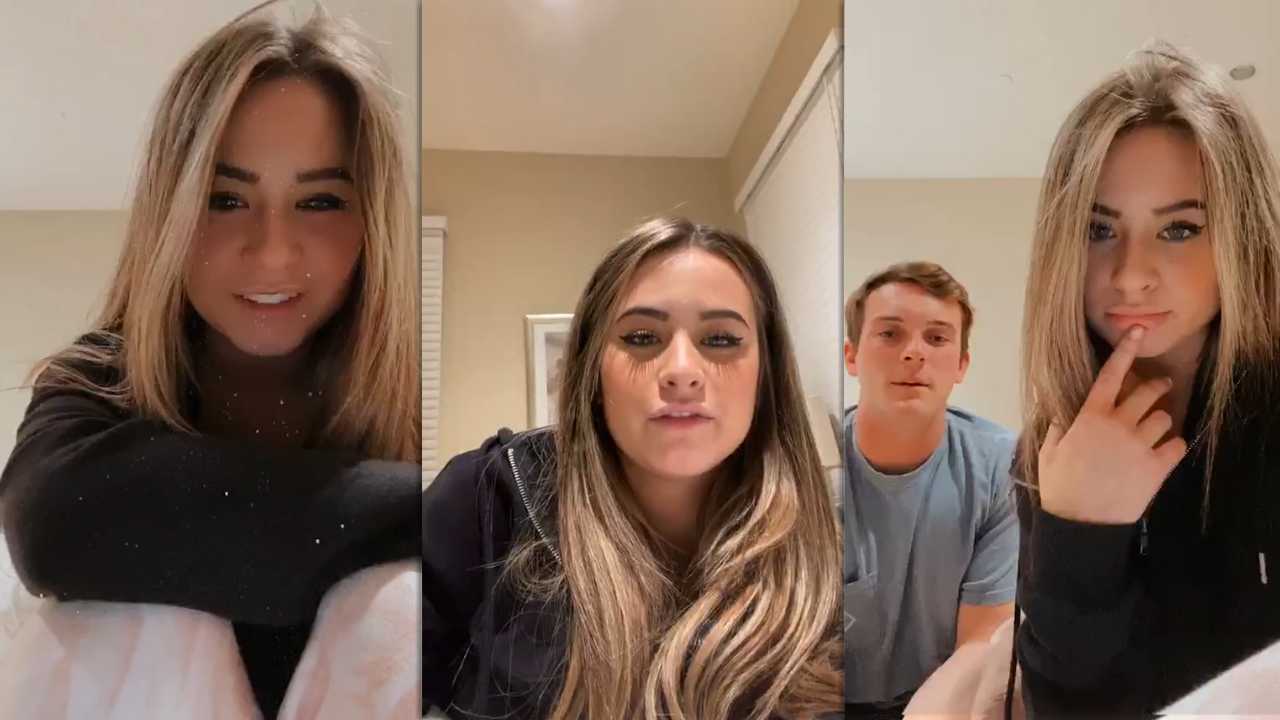 Emily Elizabeth's Instagram Live Stream from March 16th 2020.