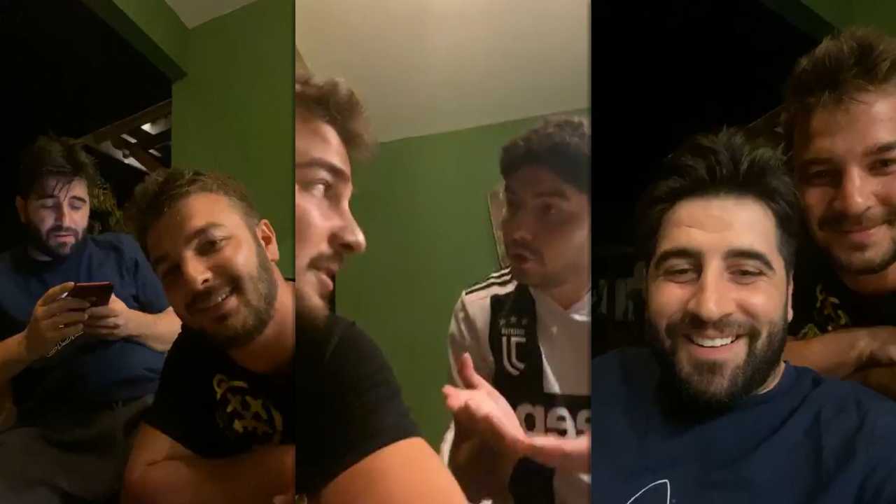 Fatih Yasin's Instagram Live Stream with Atakan & Bilal from March 12th 2020.