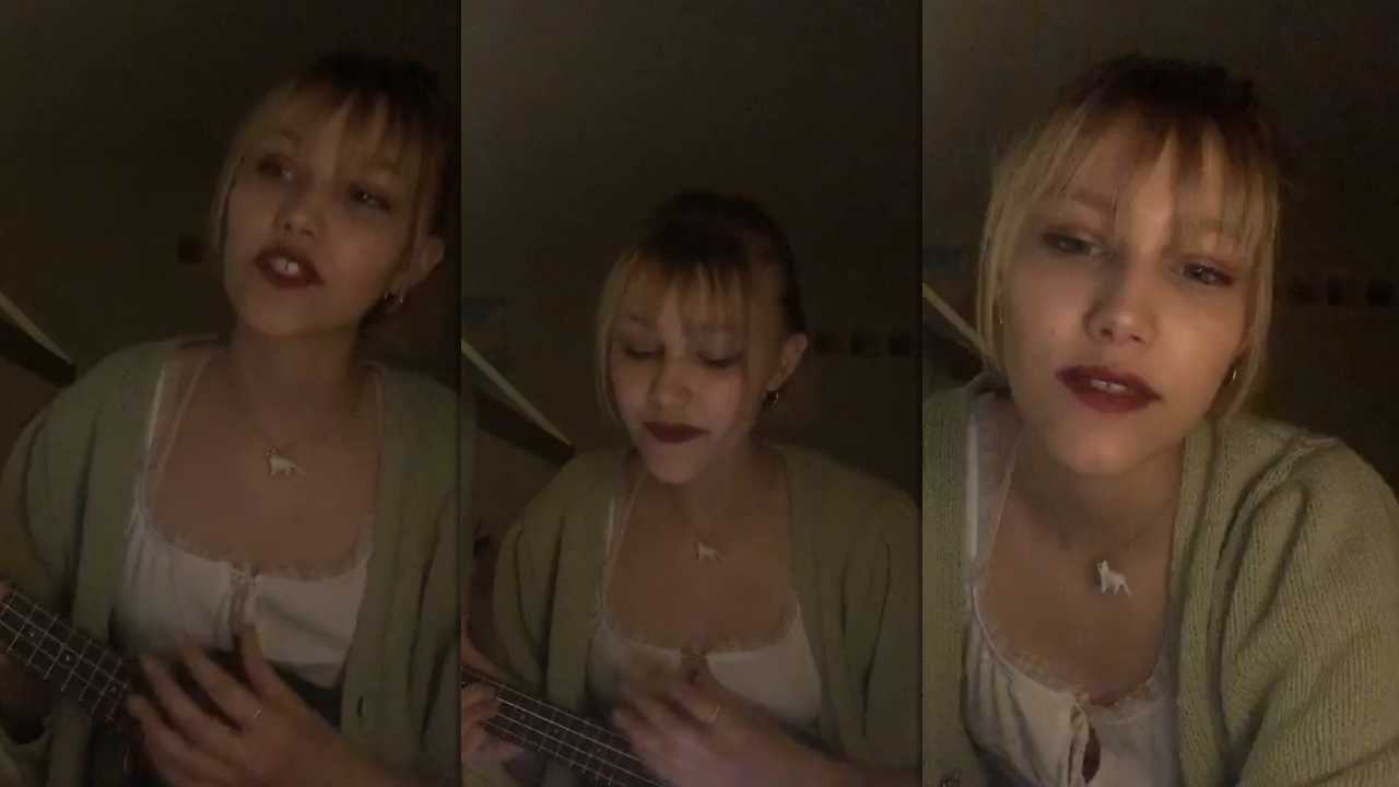 Grace VanderWaal's Instagram Live Stream from March 22th 2020.