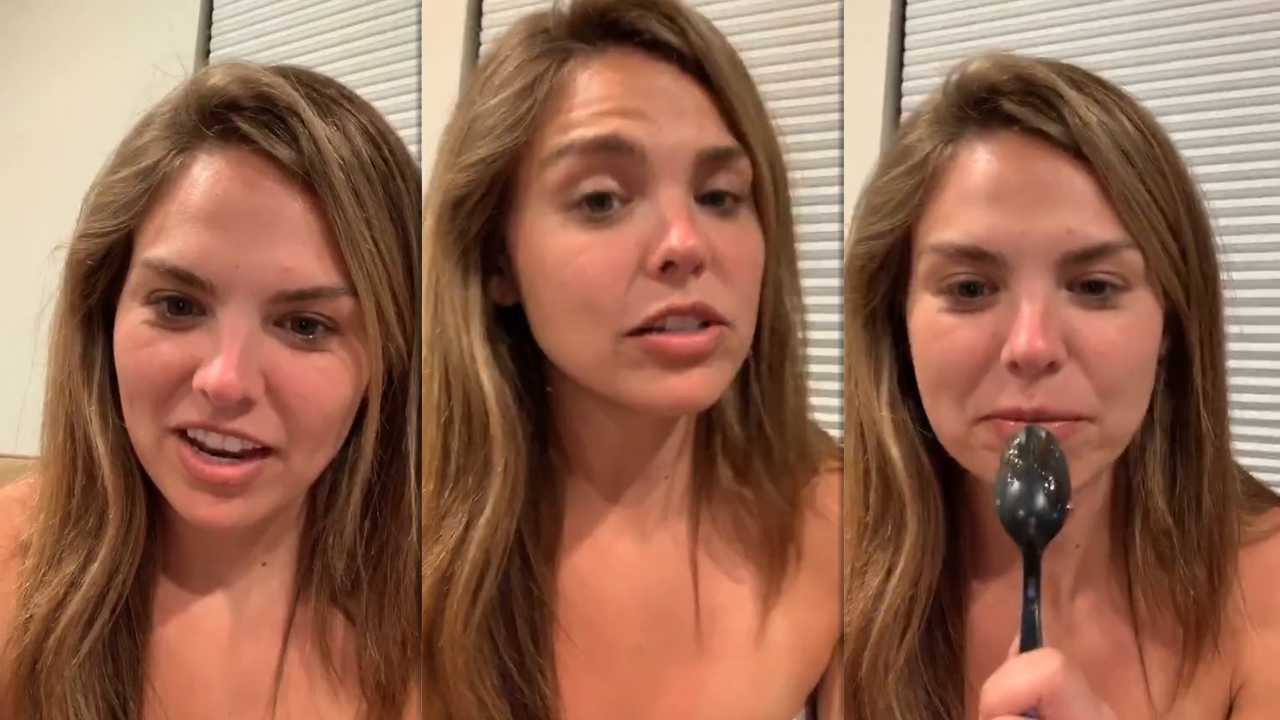 Hannah Brown's Instagram Live Stream from March 20th 2020.