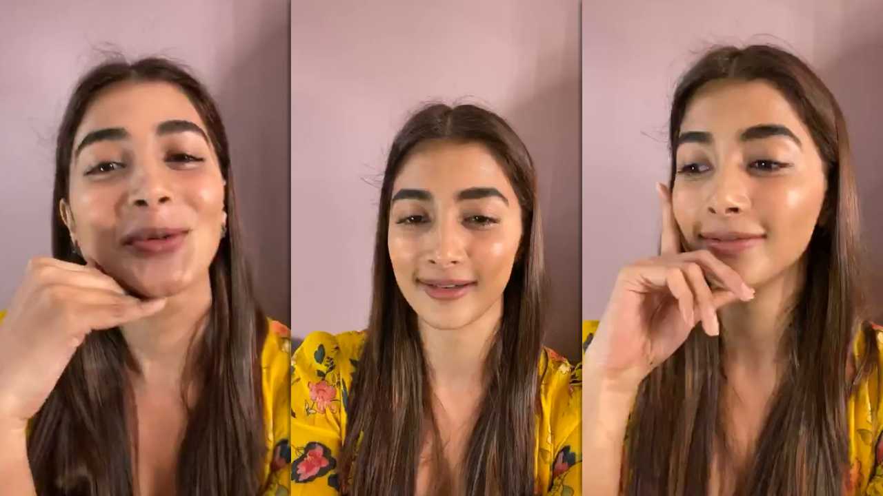 Pooja Hegde's Instagram Live Stream from March 28th 2020.