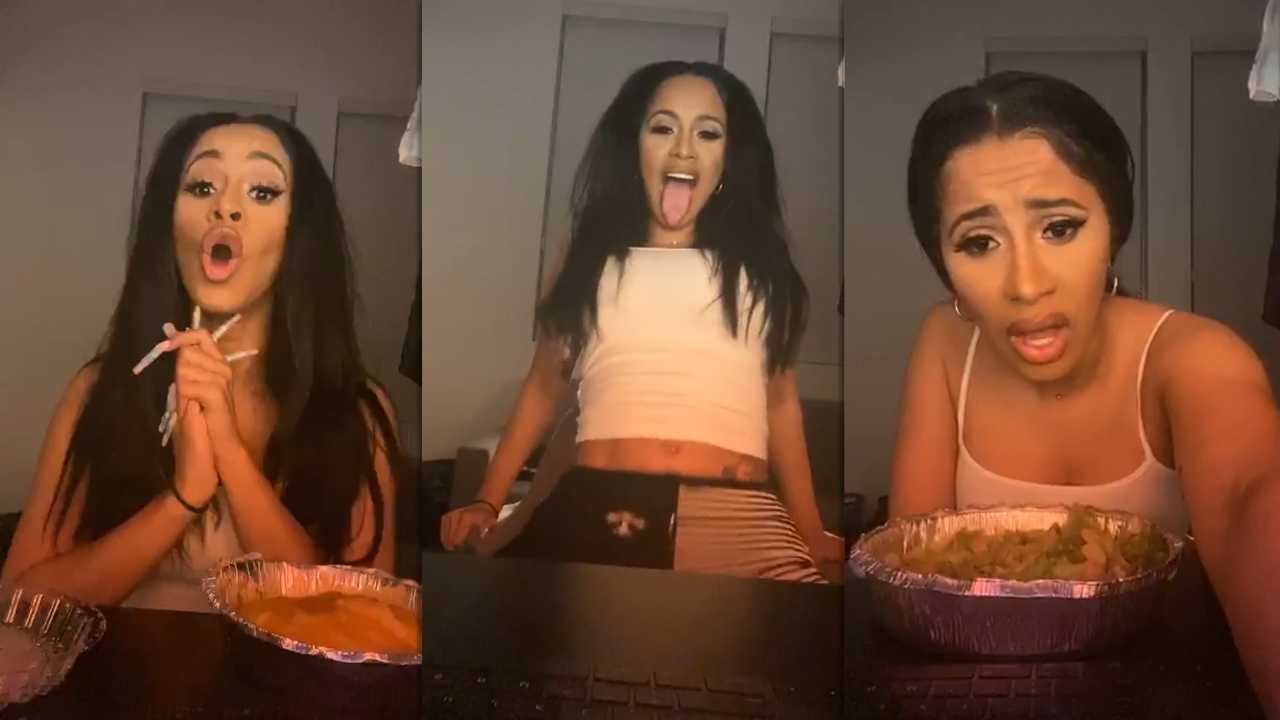 Cardi B's Instagram Live Stream from March 17th 2020.