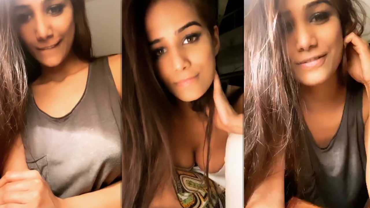 Poonam Pandey's Instagram Live Stream from March 28th 2020.