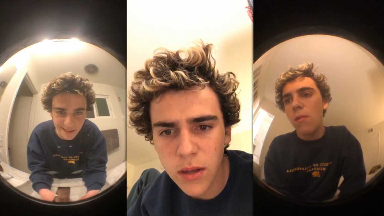 Jack Dylan Grazer's Instagram Live Stream from March 24th 2020.