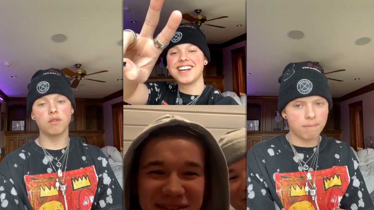 Jacob Sartorius Instagram Live Stream from March 18th 2020.