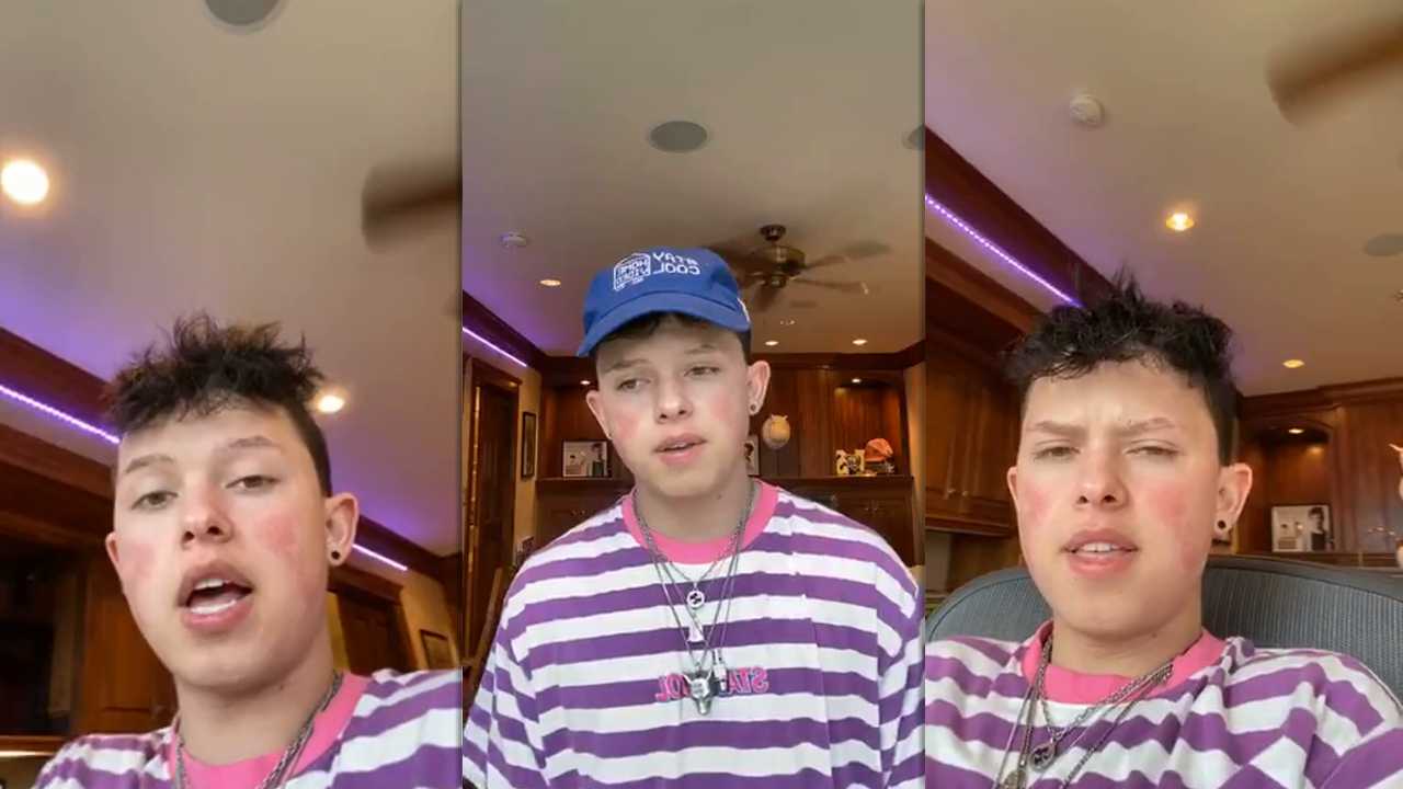 Jacob Sartorius Instagram Live Stream from March 20th 2020.