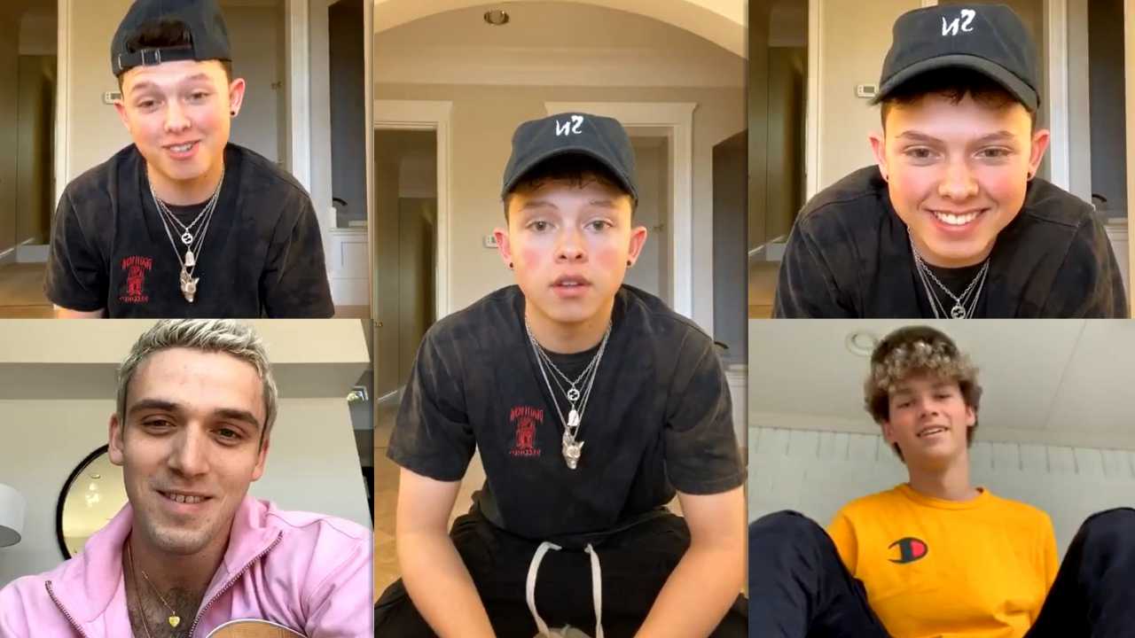 Jacob Sartorius Instagram Live Stream from March 21th 2020.