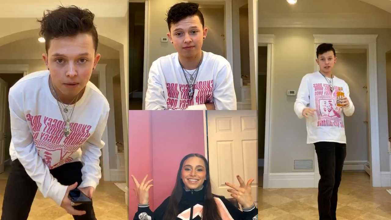 Jacob Sartorius Instagram Live Stream from March 30th 2020.