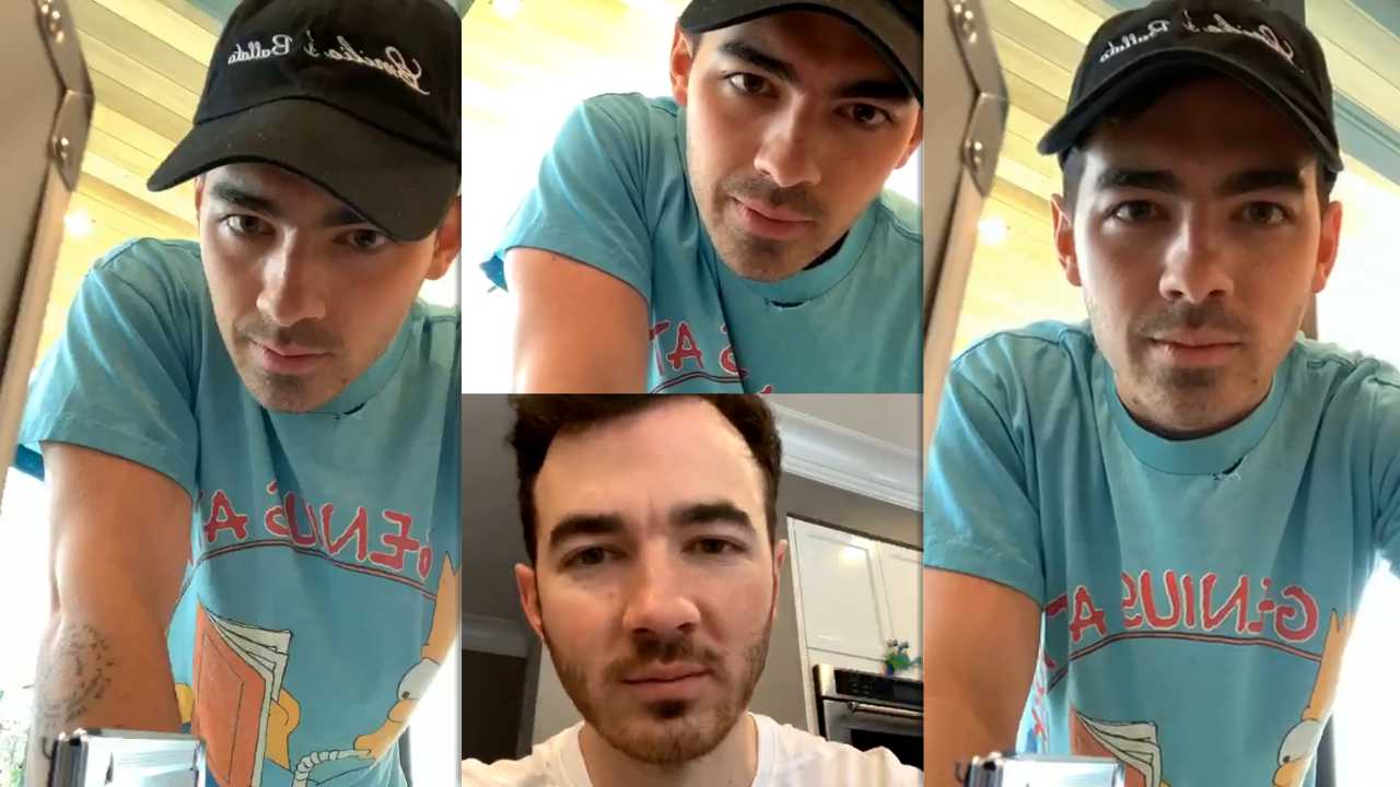 Joe Jonas' Instagram Live Stream from March 17th 2020.