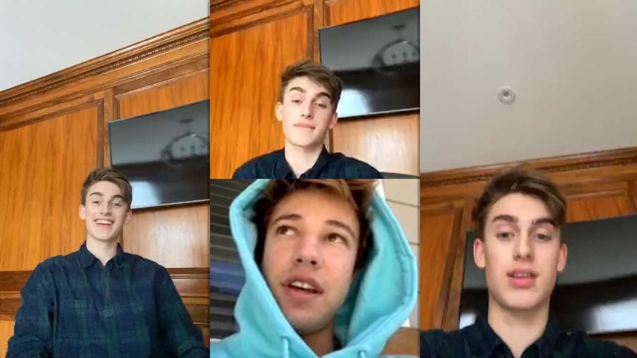 Johnny Orlando's Instagram Live Stream from March 28th 2020.
