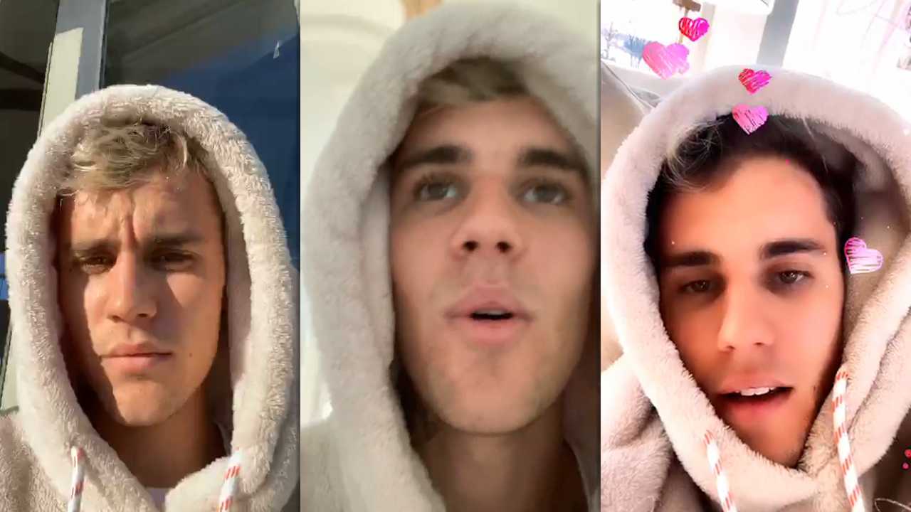 Justin Bieber's Instagram Live Stream from March 21th 2020.