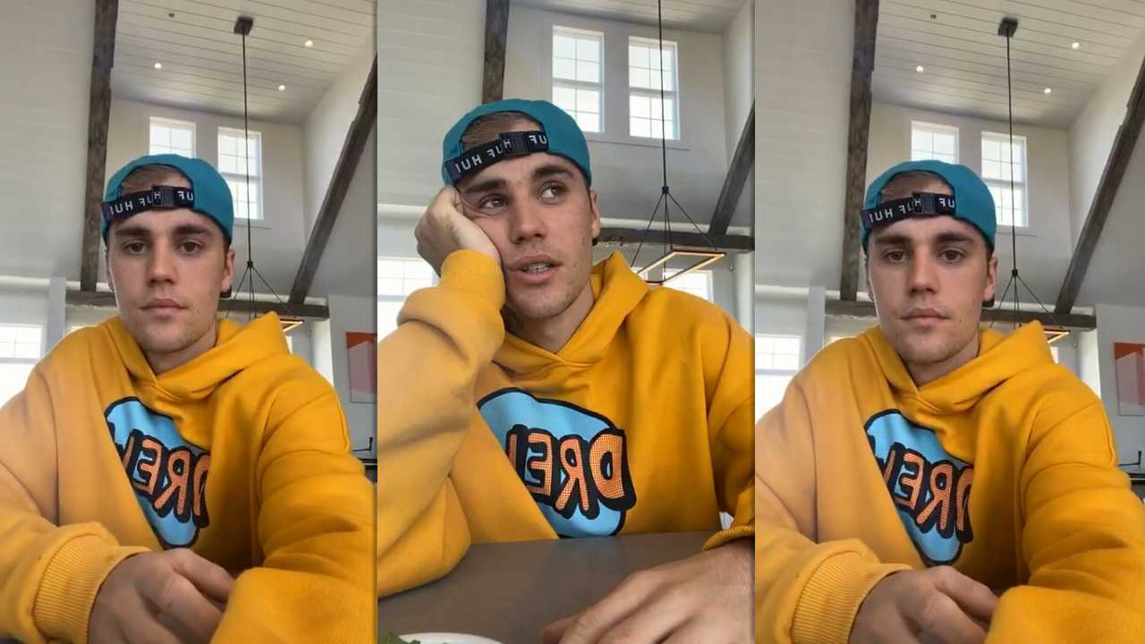 Justin Bieber's Instagram Live Stream from March 22th 2020.