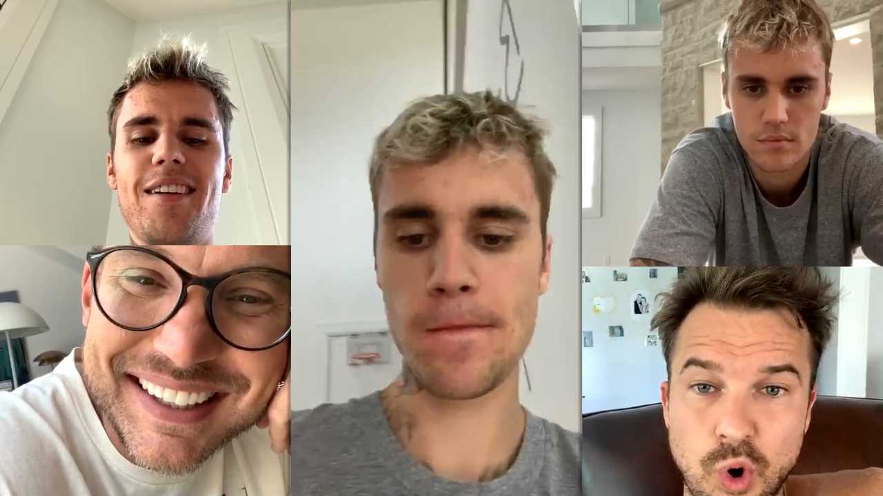 Justin Bieber's Instagram Live Stream from March 29th 2020.