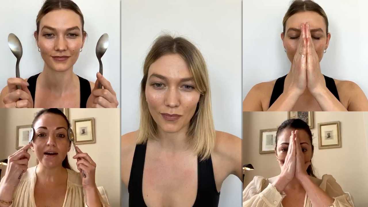 Karlie Kloss Instagram Live Stream from March 26th 2020.