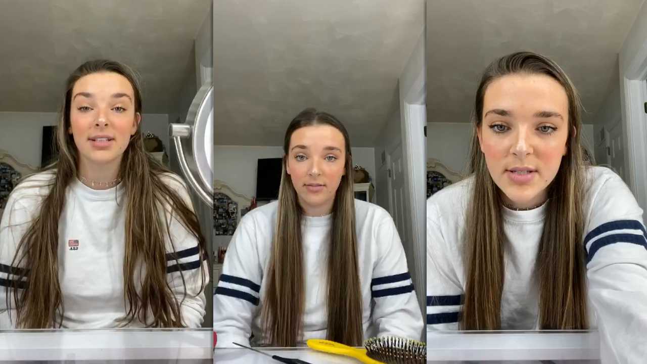 Kendall Vertes Instagram Live Stream from March 28th 2020.