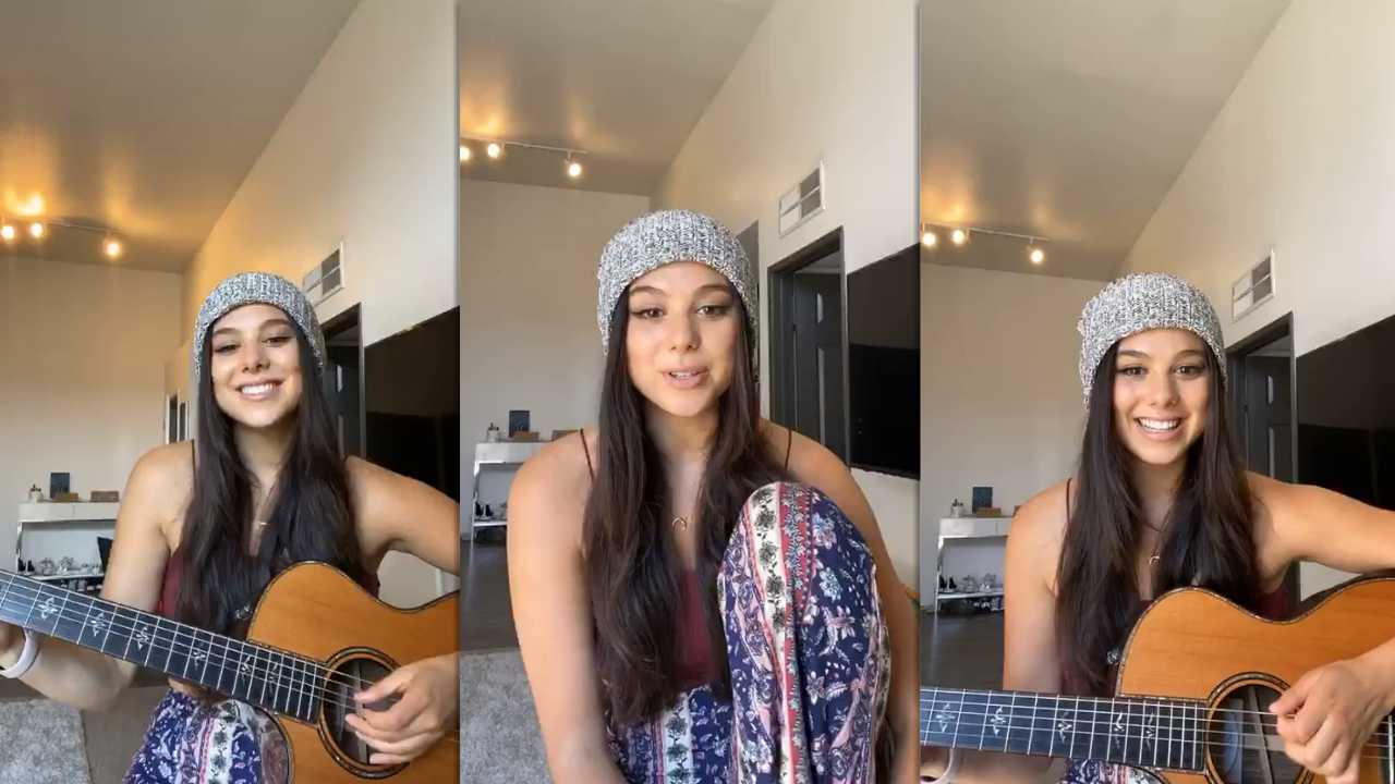 Kira Kosarin's Instagram Live Stream from March 26th 2020.