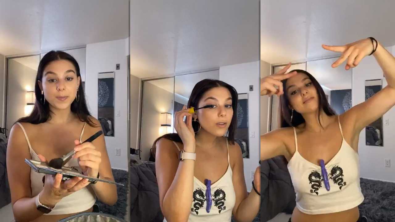 Kira Kosarin's Instagram Live Stream from March 4th 2020.