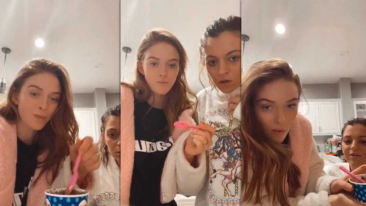 Larsen Thompson's Instagram Live Stream from March 20th 2020.