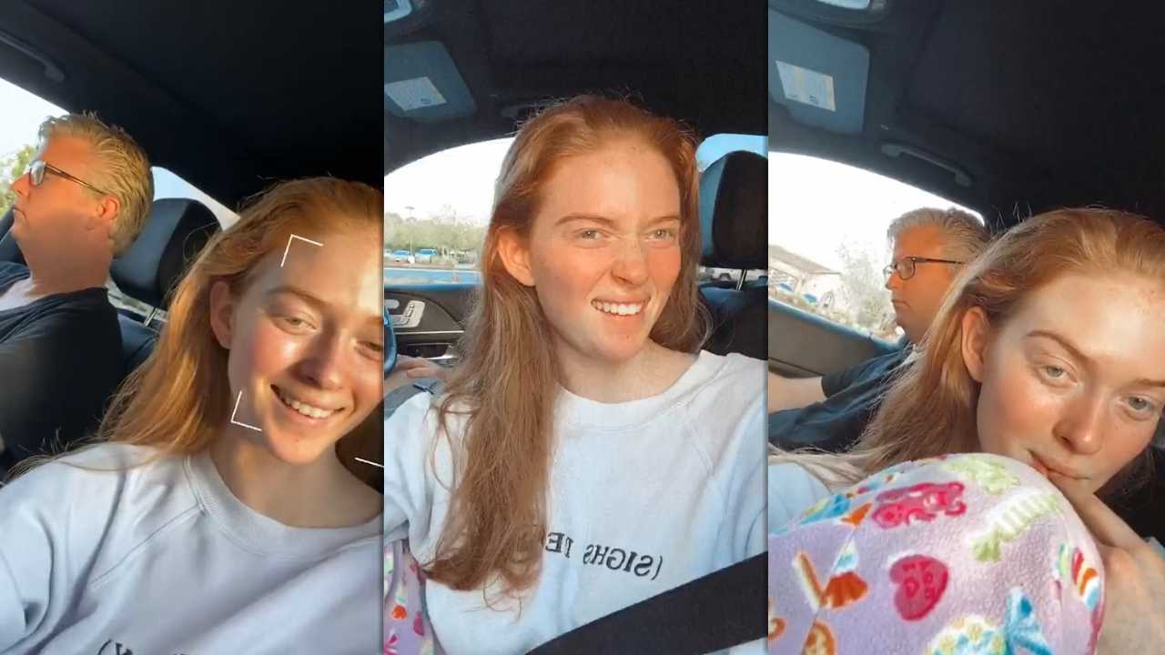 Larsen Thompson's Instagram Live Stream from March 29th 2020.