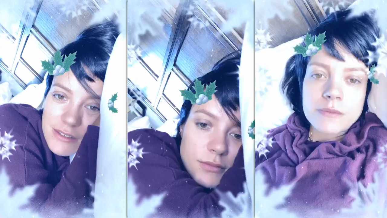 Lily Allen's Instagram Live Stream from March 22th 2020.