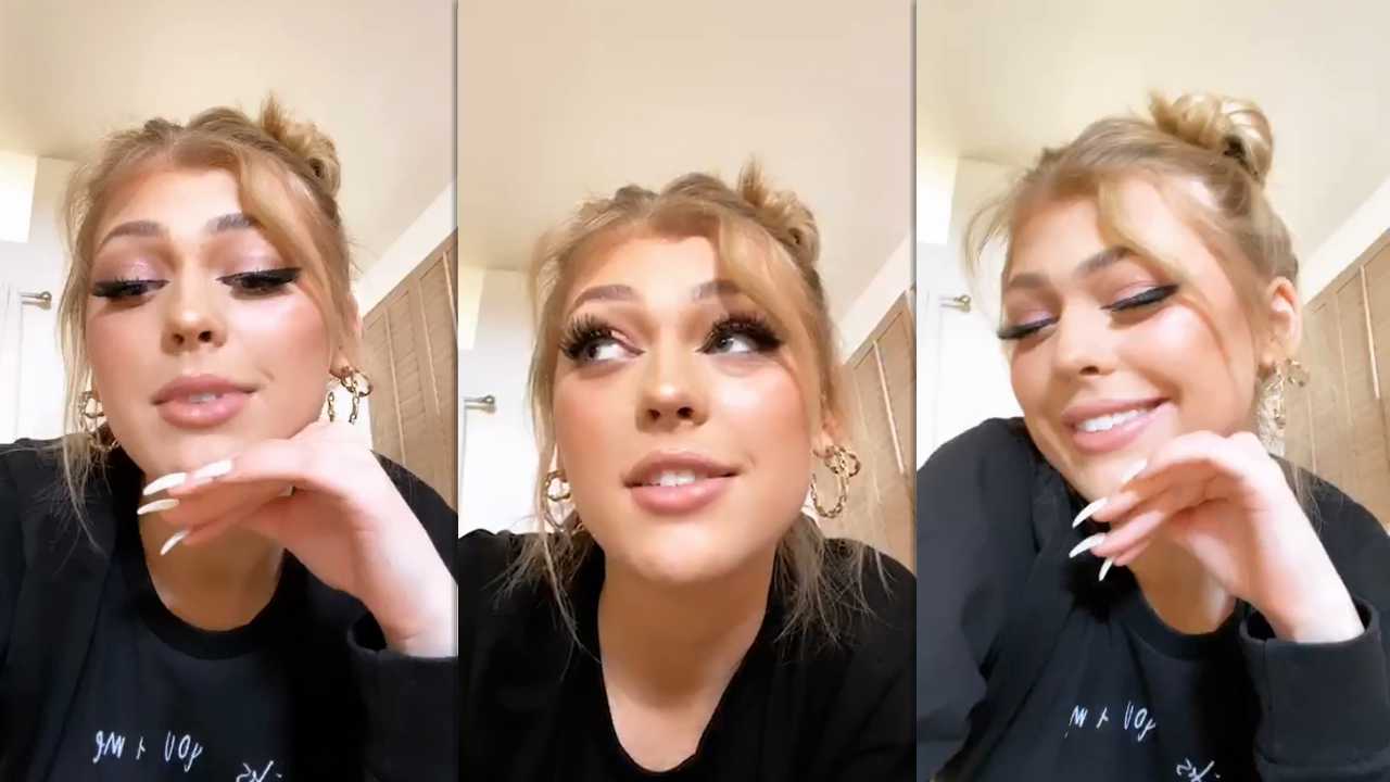 Loren Gray's Instagram Live Stream from March 21th 2020.