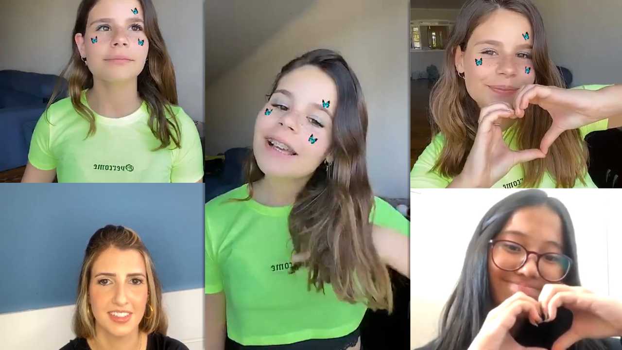 Luara Fonseca's Instagram Live Stream from March 24th 2020.