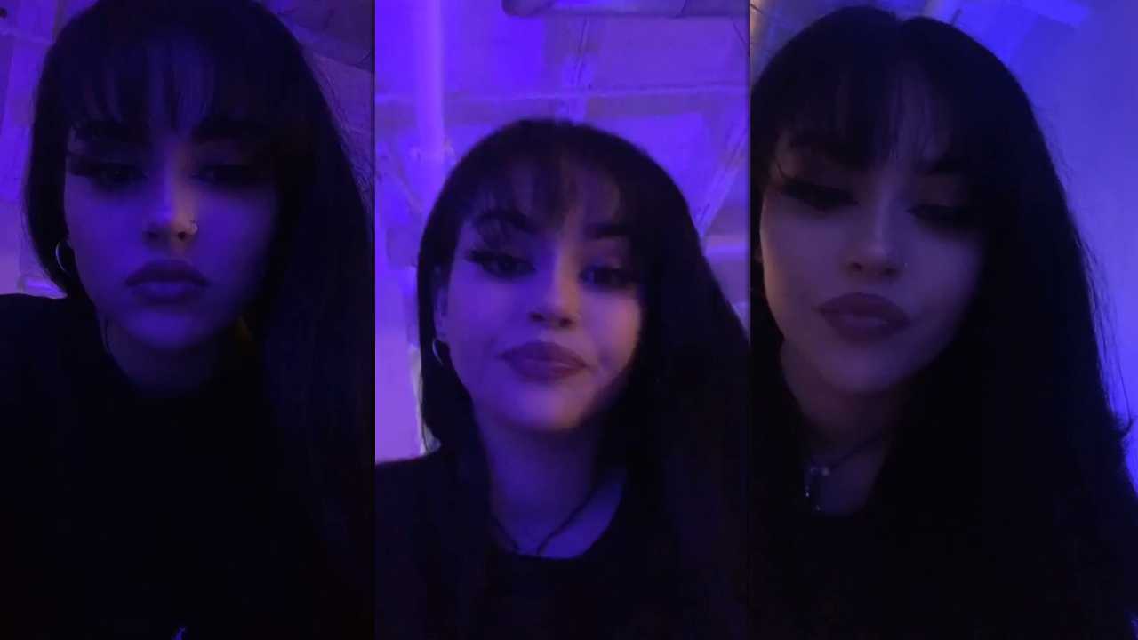 Maggie Lindemann's Instagram Live Stream from March 23th 2020.