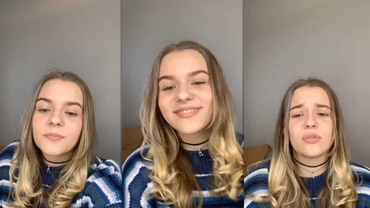 Maisy Stella's Instagram Live Stream from March 29th 2020.